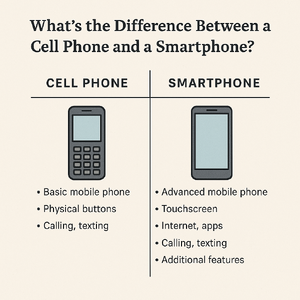 Cell Phone vs Smart Phone